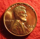 1965-P Lincoln Memorial Cent — photo from another recent sale