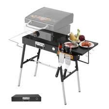 Portable Outdoor Grill Table, Blackstone Griddle Stand, Movable Griddle Stand...