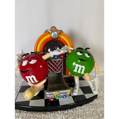 M&M MMs Red Green Jukebox Basketball Player Candy Dispenser