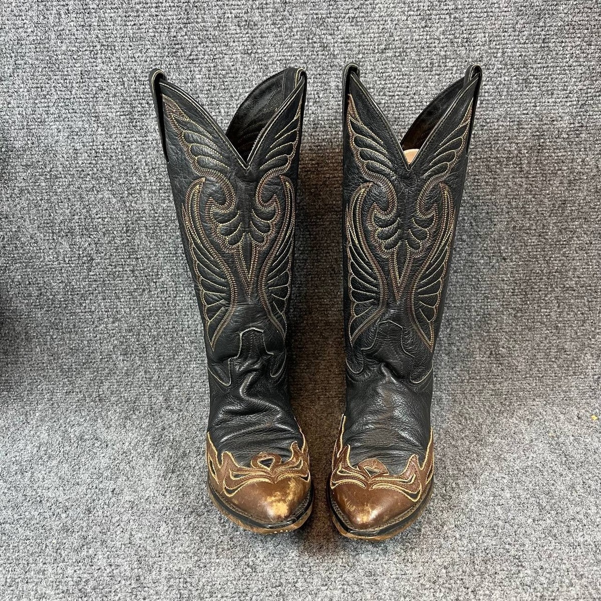 Laredo Black and Brown Cowboy Boots Laredo Men main image 3