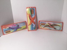 3 Vintage PTEROSAUR Flying Gliders.