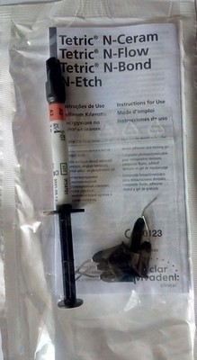 2X Dental Tetric N-Flow Composite Resin Ivoclar Vivadent 2gm syringe free ship..