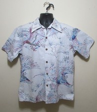 Vintage 70's OP Ocean Pacific Shirt Hawaiian Bird of Paradise - Reverse Print