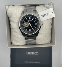 Seiko Selection Open Heart SCVE053 Automatic Stainless Steel Watch-New W Papers