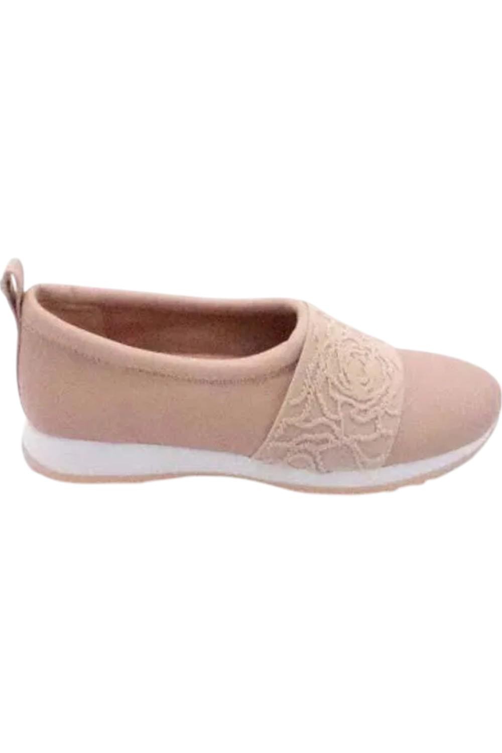 Кожаные туфли без шнурков Taryn Rose Charlotte Blush