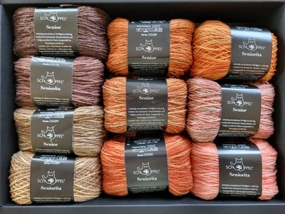 Schoppel Wolle Kollektionsbox 10x25 g SENIOR/ITA 100% Schurwolle Nd. 2,5-3,0