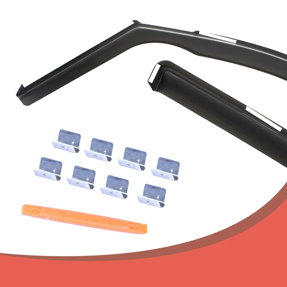 Protectores de lluvia en canal para GMC Terrain 2018-2024 viseras de ventana pantalla de ventilación Foto 4 de 4