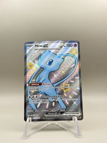 Mew ex Full Art 216/091 Pokemon TCG Scarlet & Violet Paldean Fates Near Mint