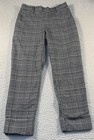 Definitions By d. Jeans Damen karierte gerade Cropped Bündchen Hose Größe Small