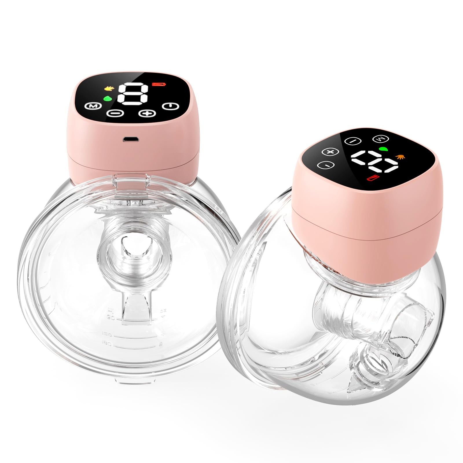 Hands-Free Wearable Breast Pump with 3 Modes & 9 Levels for Double Electric Pumping Comfort