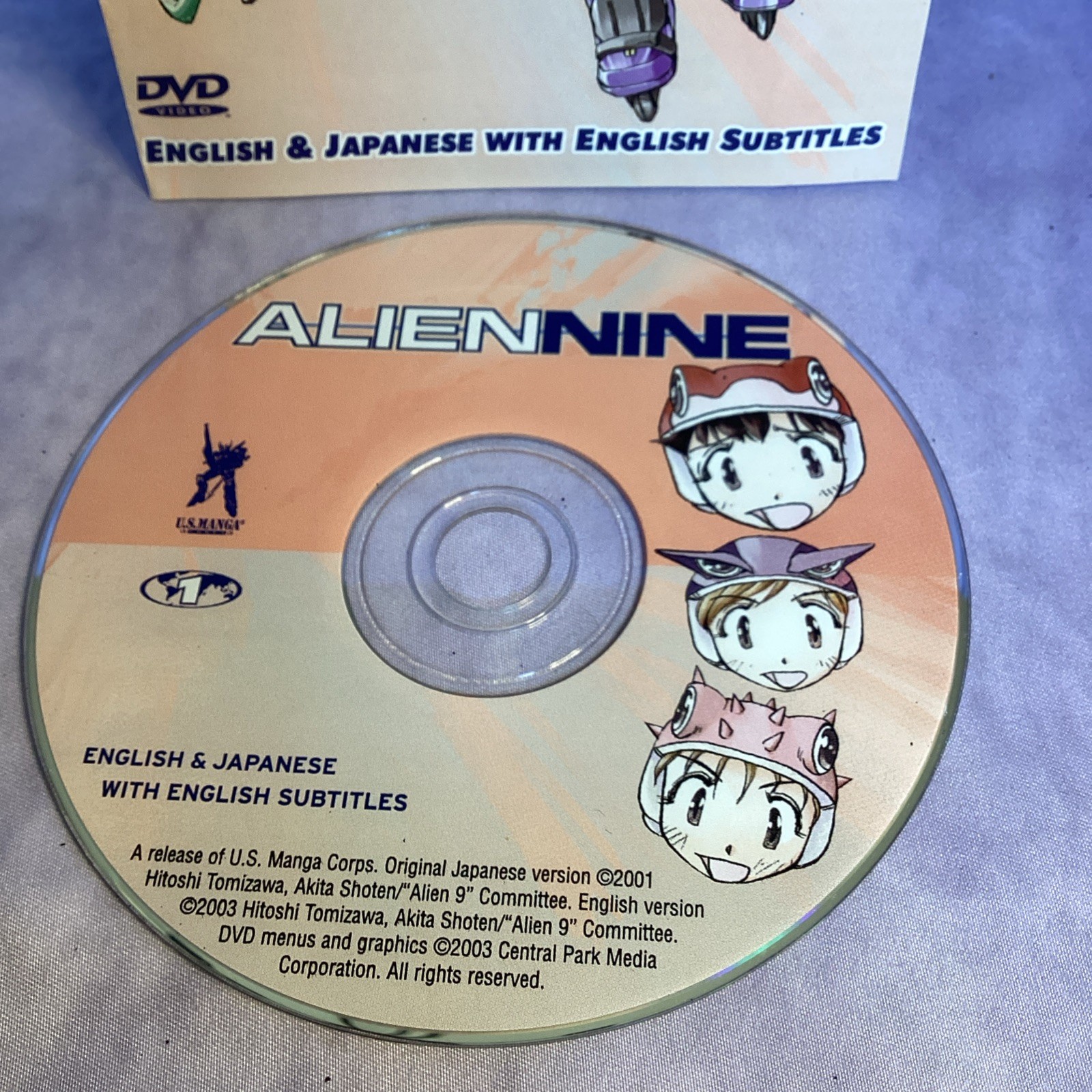 Alien Nine Anime Collector's Series Japanese Anime DVD U.S. Manga