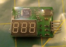 R/C LIPO BATTERY VOLT TESTER, LED SCREEN RCBOAT, RCPLANE, RCCAR