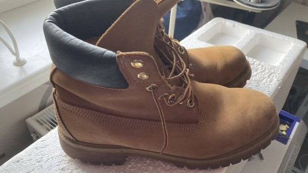 Men Timberland Boots Brown Nubuck 42