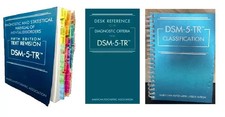 Dsm-5-tr Tab Desk Reference Pb  Classification 3 Book Set Fast Shipping