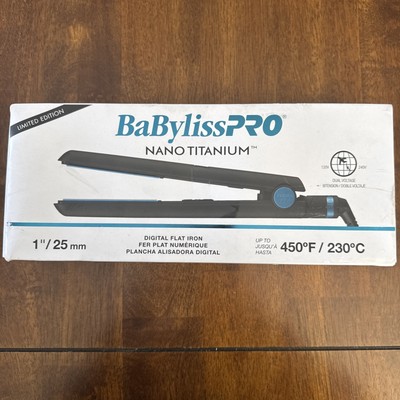 BaByliss Pro Nano Titanium 1'' Flat Iron Hair Straightener LIMITED EDITION *NEW*