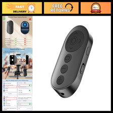 Wireless Camera Remote Control for iPhone  Android - Bluetooth Shutter Clicker