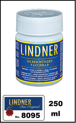 Lindner-8095-SILVER-Coin Cleaning Bath-Immersion Bath-250ml-for-Coins-Jewelry
