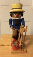 SIGNED 1994 13" Original Steinbach Volkskunst Toy Painter Nutcracker