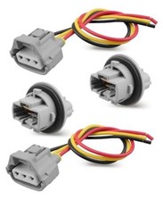 Front Turn Signal Light Wiring Harness Socket Adapter 2PCS Fit for Toyota