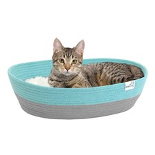 Cat Bed, Cotton, 14"W x 19"L x 5"H