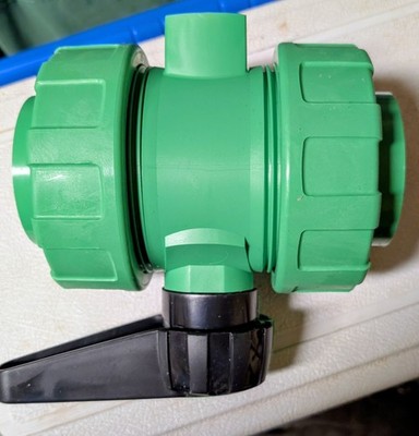 AQUATHERM GmbH ~ Green Pipe PP Fitting 2'' Ball Valve Socket 41498