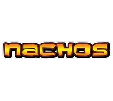NACHOS I Concession Decal mexican nacho sign cart trailer stand sticker