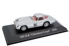 1:43 Mercedes-Benz 300SLR Coupe "Uhlenhaut" (W196S) 1955 -- Silver -- IXO Models