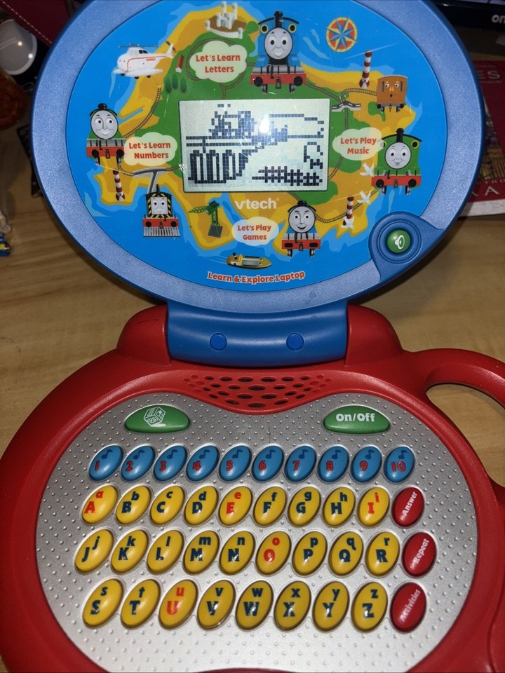 Vtech Thomas & Friends Learn & Explore Laptop Computer Toy VTG 2006 ...