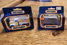 2x Vintage 1987 Boxed Matchbox Diecast Sealed Box NOS. MB-5 & MB-36 Shell Truck 