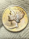 1921 Mercury Silver Dime High Grade Gem + Toned
