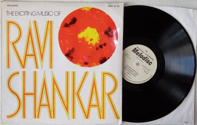 RAVI SHANKAR The Exciting Music Of ... LP Vinyl 1963 Melodisc Hindu World Music