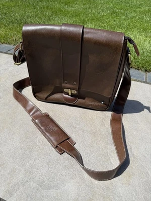 Montblanc Tan Leather Shoulder Bag Brand Montblanc - Image 1 of 4