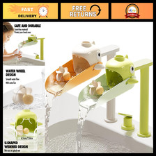 2 Pack Toddler Faucet Extender, Temperature Sensitive Sink Attachment with Water