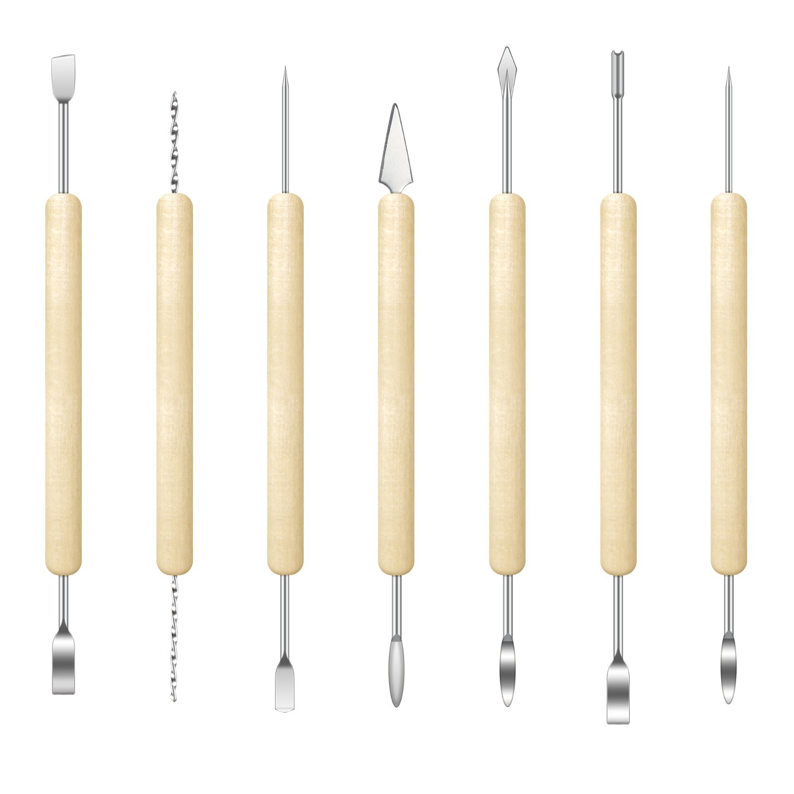 XDT Art Supplies Silicone Clay Sculpting Tool 19 Piece Set