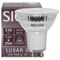 Led-Reflektorlampe Luxar GU10 Glas QPAR51 Spot PAR16 Warmweiß Sigor 5756001