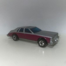Vintage Hot Wheels Blackwall Cadillac Siviglia 1980 Argento/Viola H.K.