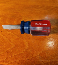 Vintage Craftsman 4151 M WF Stubby 1/4" Flathead Screwdriver Made in USA 3.5"