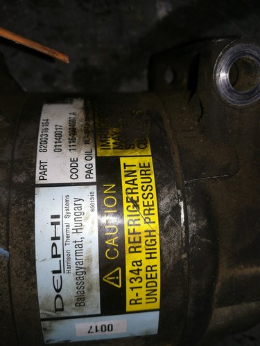 82000316164 klimakompressor RENAULT MEGANE II BERLINA 3P 1.5 DCI D DELPHI 478495