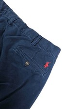Vintage Polo Ralph Lauren Pleated Chino Pants Navy 100 Cotton Men  s 38x32