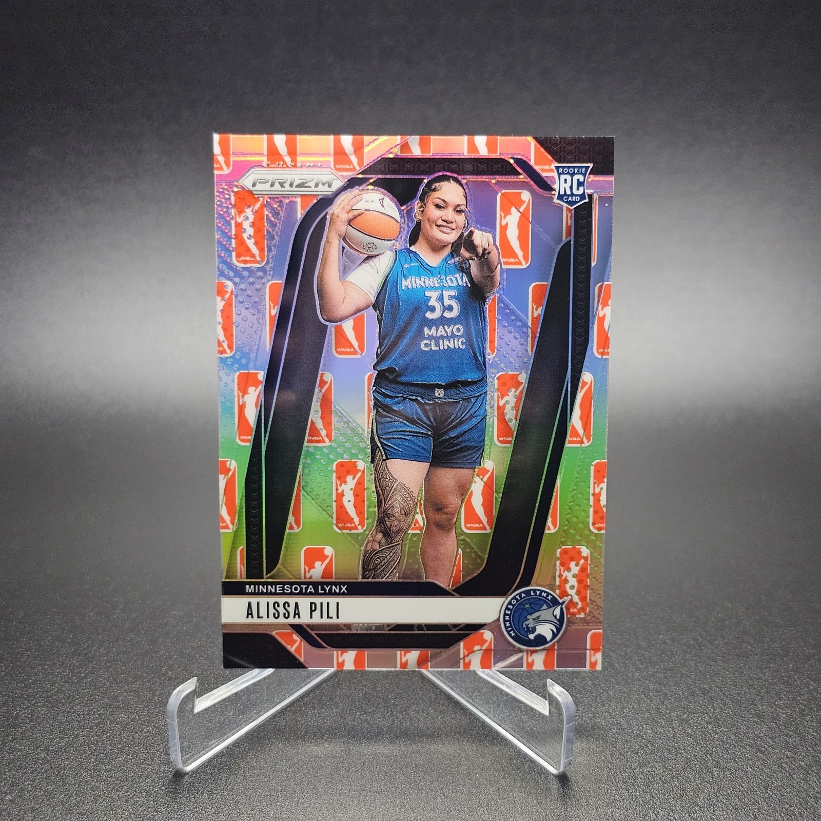 2024 Panini Prizm WNBA Alissa Pili Minnesota Lynx WNBA Logo Prizms #150 11744