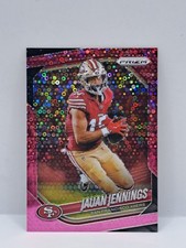 2025 Panini Prizm Jauan Jennings Pink Prizm /25  #49ers