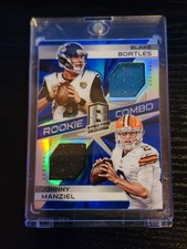 2014 Panini Spectra - Combo Rookie Card Jerseys Blake Bortles,Johnny Manziel /49. rookie card picture