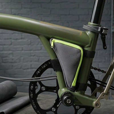 Für Brompton kompatible dreieckige Werkzeugtasche passend für Rahmen Dreieck S