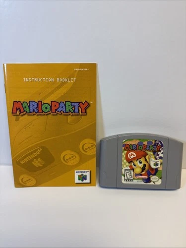 Mario Party 1 (Nintendo 64, N64 1998) Authentic With Instruction Booklet