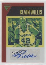 2019-20 Panini Chronicles Flux Auto Red Kevin Willis #FA-KWI Auto s7f