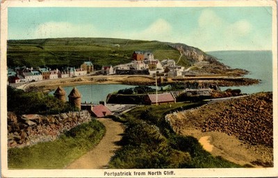 Portpatrick From North Cliff Scotland UK Chrome Postcard E1