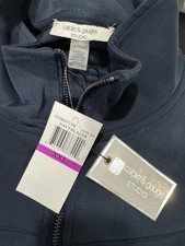 Cable Gauge Navy Blue Blazer women