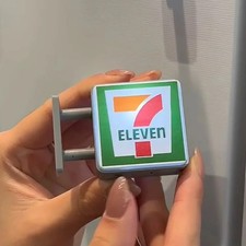 Magnetic Coffee Shop Fridge Sticker Light Sign Decorative Luminous Ornament Box