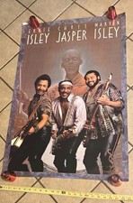 INew Isley Jasper Isley RECORD STORE PROMO POSTER 1987 CBS Inc R&B Brothers