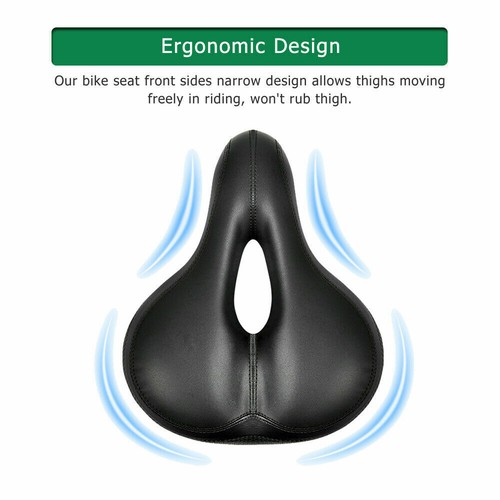 Comfort Wide Big Bum Soft Gel Cruiser Bike Saddle Bicycle Seat Air Cushion Pad - Picture 7 of 9